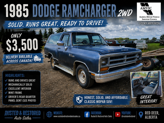 1985 DODGE RAMCHARGER