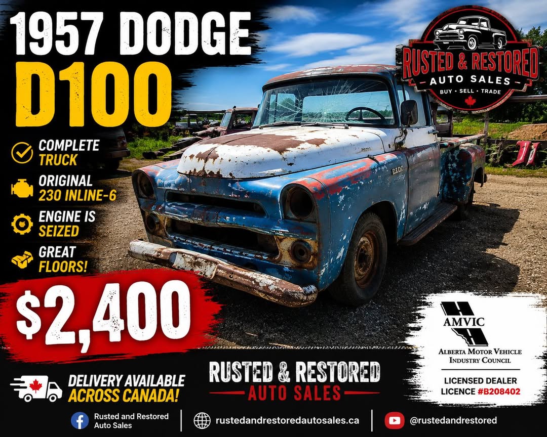 1957 DODGE D100 SHORTBOX