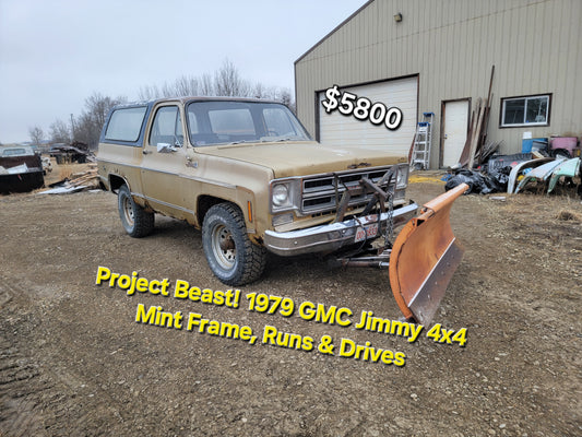 1979 JIMMY 4X4 with plow attachment